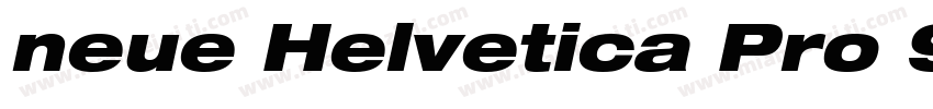 neue Helvetica Pro 93字体转换